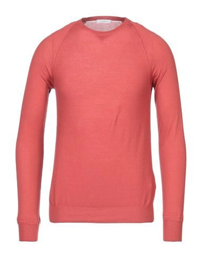 Paolo Pecora Sweaters In Rust
