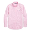 Polo Ralph Lauren Garment Dyed Oxford Shirt Slim Fit Player Logo In Pink Exclusive To Asos In Taylor Rose