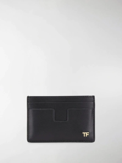 Tom Ford Tf Logo Card Holder In Black