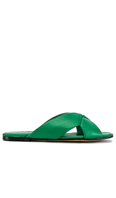 Alumnae Turban Slide Sandal In Cactus