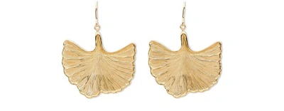 Aurelie Bidermann Biloba Earrings In Gold