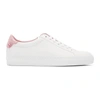 Givenchy Urban Street Leather Sneakers In White