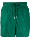 Moncler Badeshorts Mit Logo-patch In Green