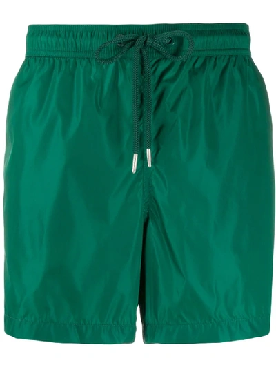 Moncler Logo贴花泳裤 In Green