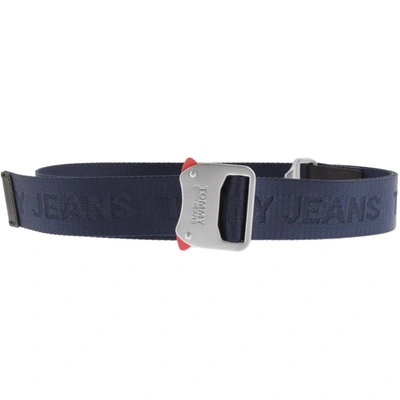 Tommy Jeans Fast Clip Woven Belt Navy