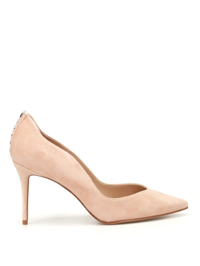 Kendall + Kylie Brianna Nude Suede Sensual Pumps In Nude And Neutrals