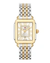 Michele Deco Madison Mid Two-tone Diamond-dial Watch