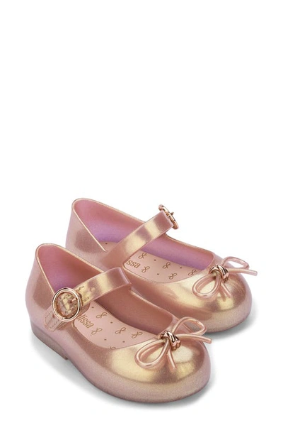 Mini Melissa Kids' Little Girl's Mini Sweet Love Mary Jane Flats In Rose Gold