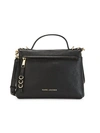 Marc Jacobs The Two Fold Leather Satchel In Rock Grey