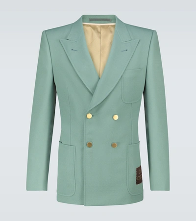 Gucci Eterotopia Sablé Jacket In Green