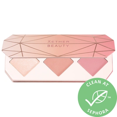 Aether Beauty Crystal Charged Cheek Palette Rose Quartz 0.3 oz/ 9 G