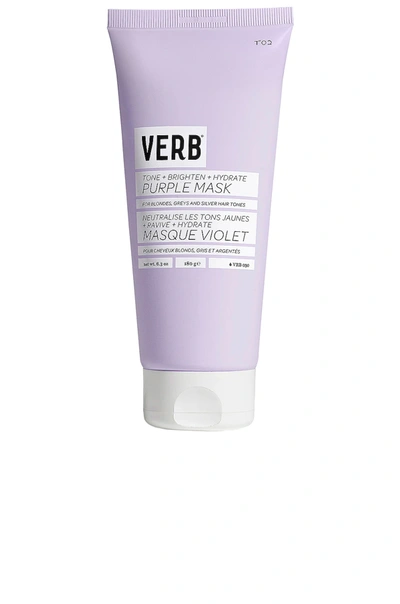 Verb Purple Toning + Hydrating Hair Mask 6.3 oz/ 180 G In Assorted
