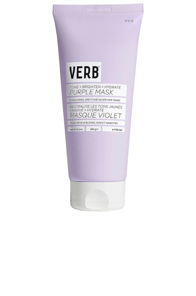 Verb Brighten And Toning Purple Mask For Blonde Hair 6.3 oz/ 180 G In Assorted