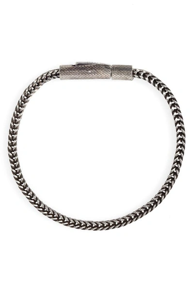 Jonas Studio Herringbone Bracelet In Silver