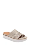 Gentle Souls By Kenneth Cole Lavern Slide Sandal In Ivory Multi