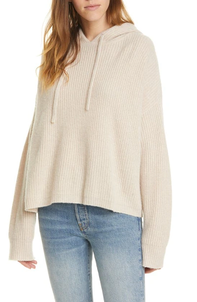 Jenni Kayne Fisherman Cashmere Hoodie In Oatmeal