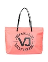 Versace Jeans Handbag In Coral