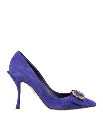 Dolce & Gabbana Pumps In Purple