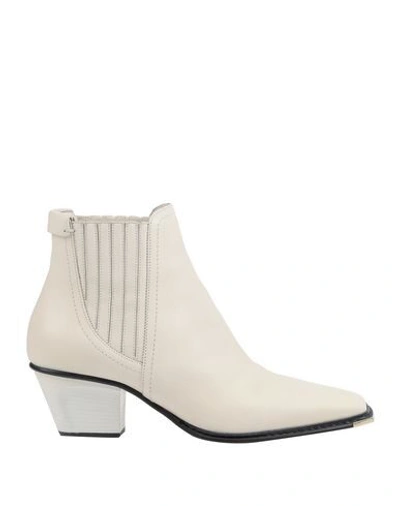 Jimmy Choo Ankle Boot In Ivory