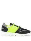 Hydrogen Colour Block Low-top Sneakers In Multicolor