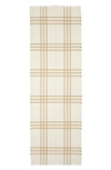 Burberry Lightweight Check Wool And Silk Scarf In White