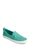 Sperry Women's Crest Twin-gore Sneakers Women's Shoes In Mint Washed Twill Fabric