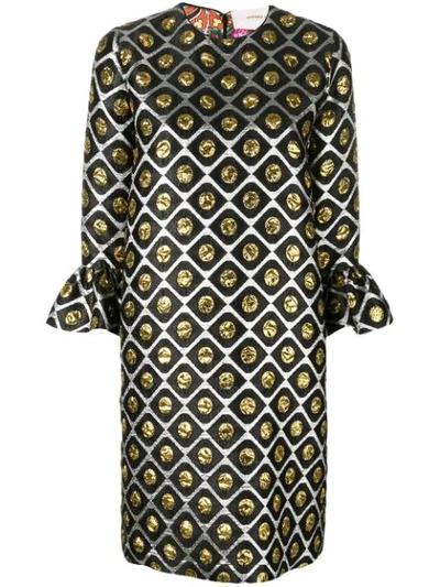 La Doublej 24/7 Jacquard Dress In Black