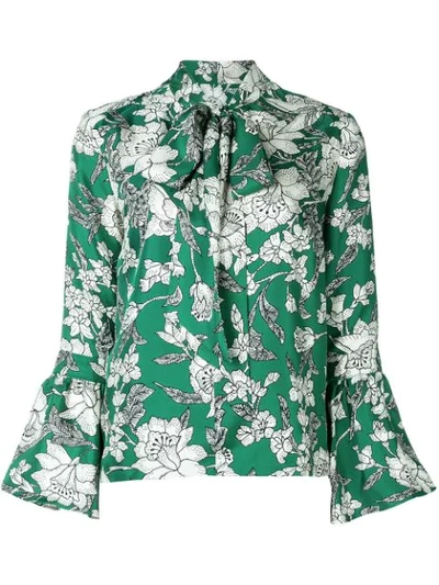 La Doublej Green Happy Wrist Top In Green