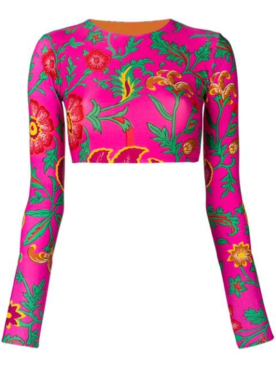 La Doublej Surf Top In Pink