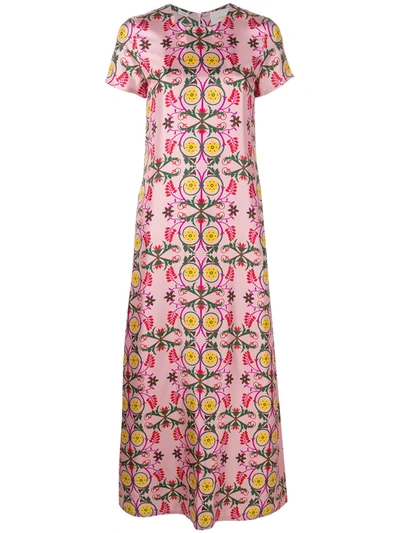 La Doublej Swing Dress In Stella Alpina Rosa