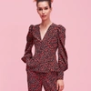 La Doublej Smokin' Hot Shirt In Leopard Rosso