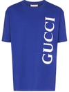 Gucci Blue Cotton Jersey T-shirt