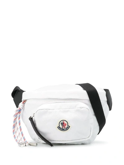 Moncler Felicie Logo Belt Bag In White