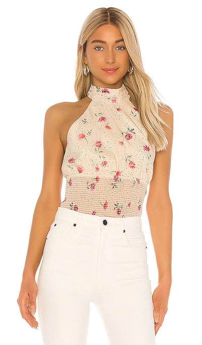 L'academie The Amora Top In Multi Floral