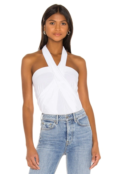 Norma Kamali Off Shoulder All In White