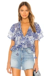 Misa X Revolve Raziela Top In Tile Print