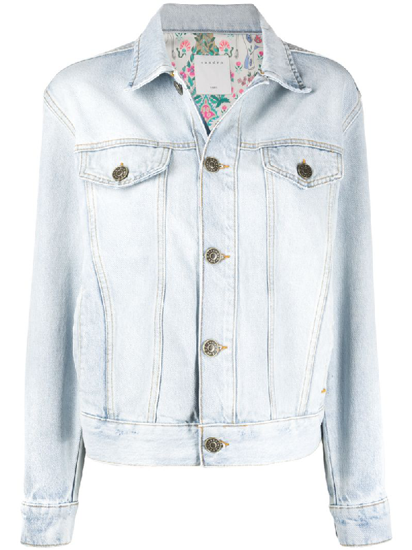 sandro trucker jacket