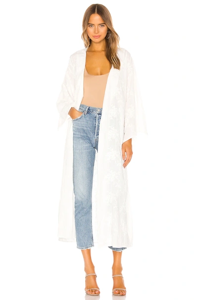 Lovers & Friends Kate Kimono In White