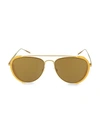 Tomas Maier 54mm Aviator Core Sunglasses In Gold