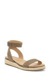 Lucky Brand Women's Garston Footbed Sandals Women's Shoes In Fossilized Leather