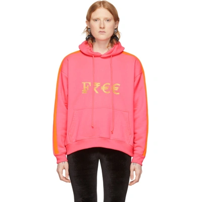 Vetements Currency Cotton-blend Hoodie In Pink