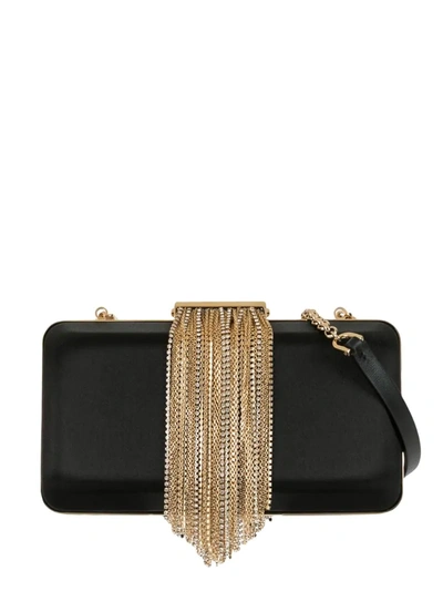 Givenchy Black And Gold-tone Chain Minaudiere Clutch