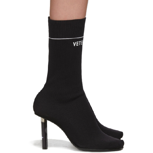 vetements black boots