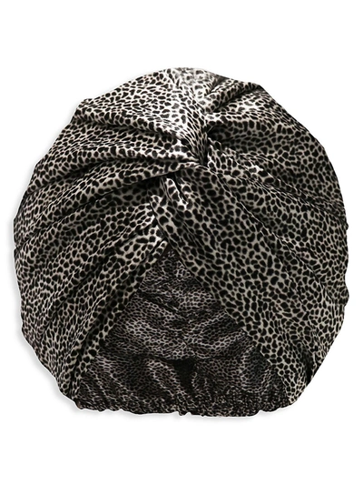 Slip Women's Pure Silk Headwrap In Leopard
