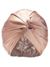 Slip Pure Silk Turban (various Colours) In Pink