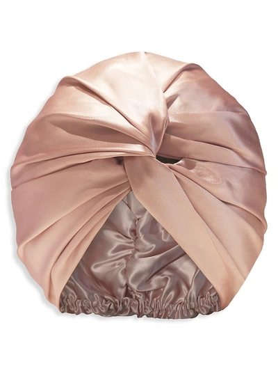 Slip Pure Silk Turban (various Colours) In Pink