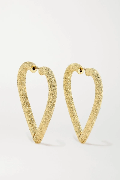 Carolina Bucci Cuore 18-karat Gold Hoop Earrings