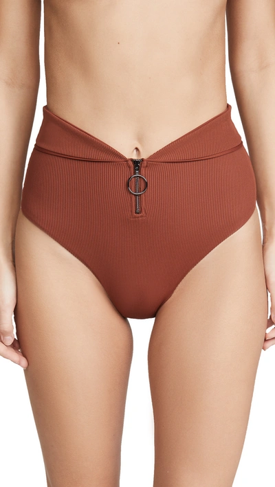 L*space Luke Bikini Bottoms In Tobacco