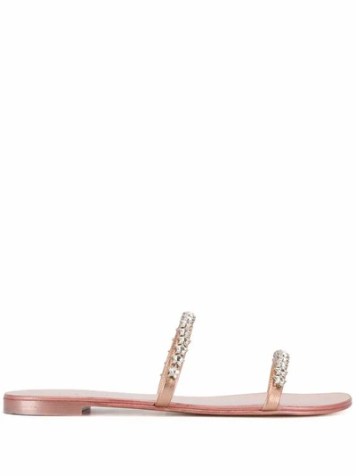 Giuseppe Zanotti Design Women's Pink Leather Sandals