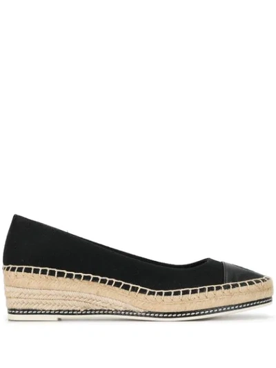 Tory Burch Mid-high Espadrille Pumps In Black